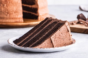 Order Chocolate Cake Slice food online from Newk's Eatery store, Starkville on bringmethat.com