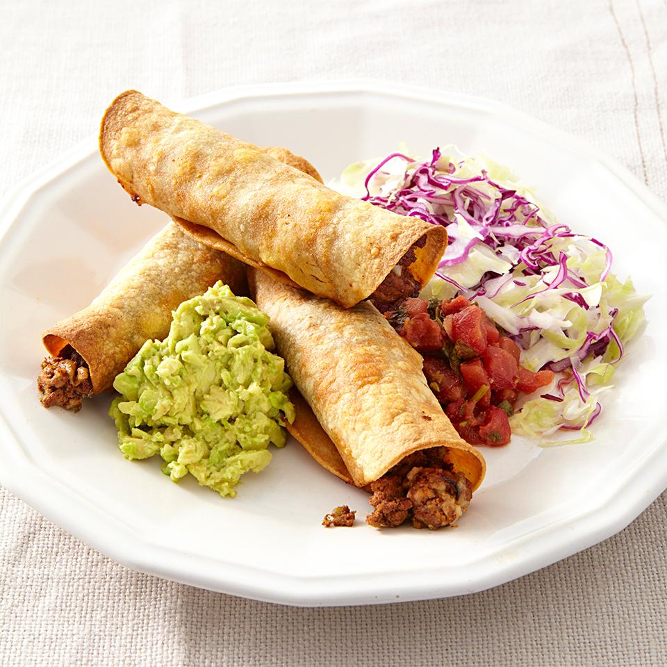 Order Beef or Chicken Fried Taquitos food online from La Terraza store, Starkville on bringmethat.com
