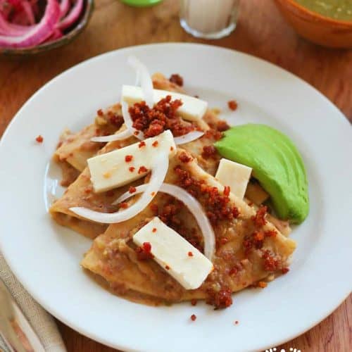 Order Enchiladas de Camaron  food online from La Terraza store, Starkville on bringmethat.com