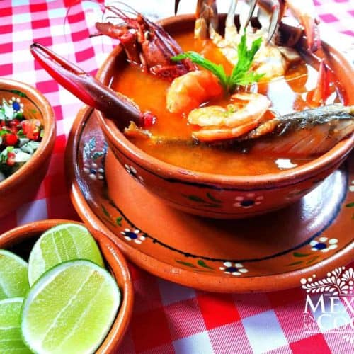 Order Caldo de Camaron o Pescada  food online from La Terraza store, Starkville on bringmethat.com