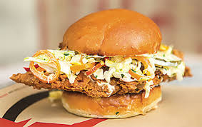 Order FRIED CHICKEN SANDWICH  food online from Rick's Cafe Americain store, Starkville on bringmethat.com