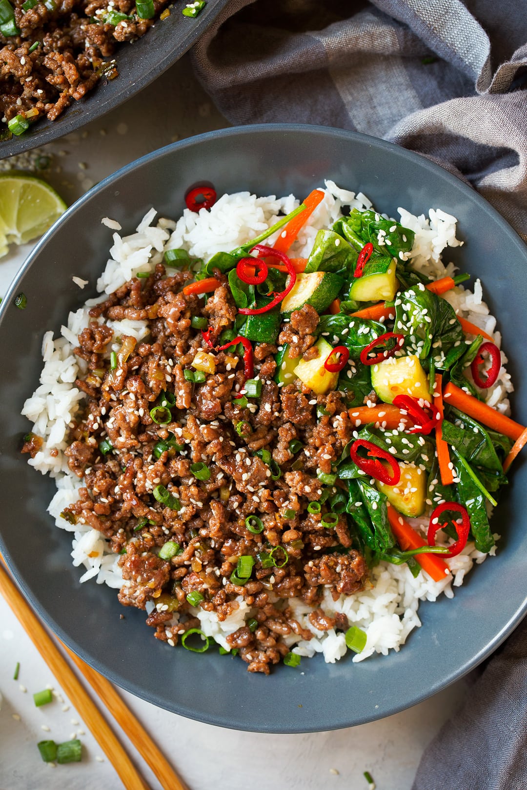 Order Ground Beef Bowl food online from Salsarita's Fresh Mexican Grill store, Starkville on bringmethat.com