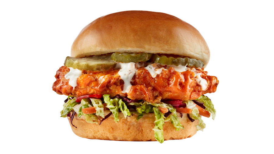 Order NASHVILLE HOT CHICKEN SANDWICH food online from Buffalo Wild Wings store, Starkville on bringmethat.com