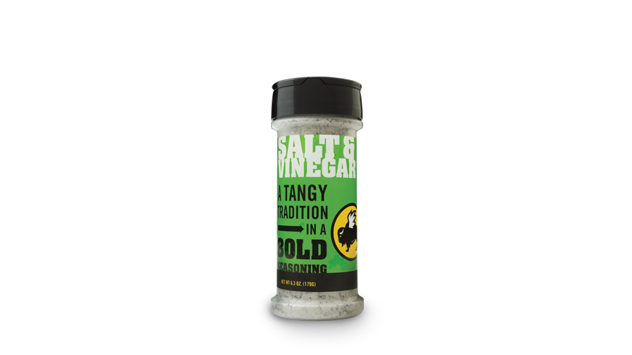 Order SALT & VINEGAR (DRY SEASONING) BOTTLE food online from Buffalo Wild Wings store, Starkville on bringmethat.com