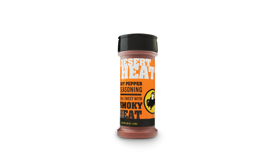 Order DESERT HEAT® (DRY SEASONING) BOTTLE food online from Buffalo Wild Wings store, Starkville on bringmethat.com