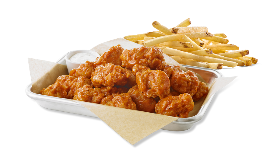 Order 20 BONELESS WINGS + FRIES food online from Buffalo Wild Wings store, Starkville on bringmethat.com