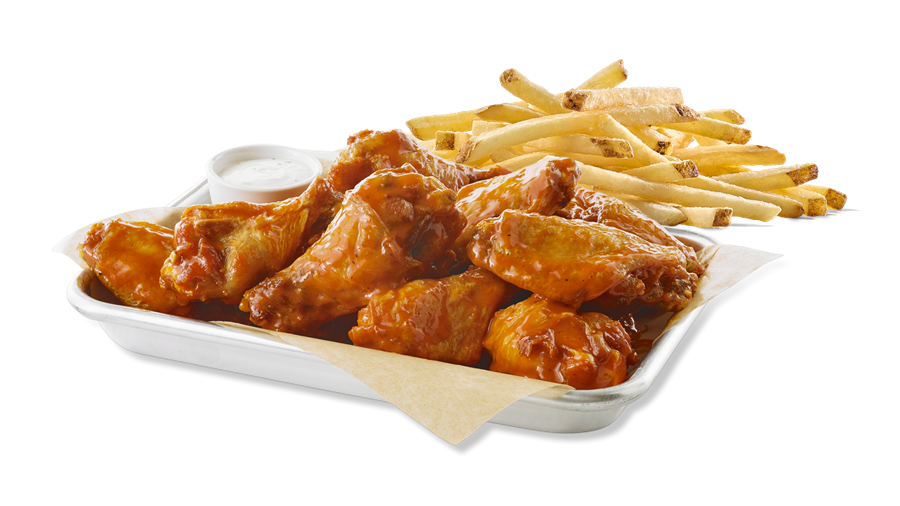 Order 20 TRADITIONAL WINGS + FRIES food online from Buffalo Wild Wings store, Starkville on bringmethat.com
