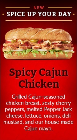 Order Spicy Cajun Chicken food online from Firehouse Subs Middleton Court store, Starkville on bringmethat.com