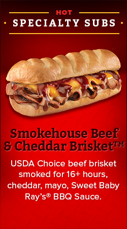 Order Smokehouse Beef & Cheddar Brisket™ food online from Firehouse Subs Middleton Court store, Starkville on bringmethat.com