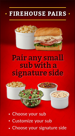 Order Firehouse Hot Sub Pairs food online from Firehouse Subs Middleton Court store, Starkville on bringmethat.com