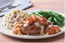 Order Shrimp 'n Parmesan Sirloin food online from Applebee's Grill + Bar store, Starkville on bringmethat.com