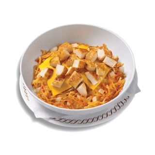 Order Chicken Melt Hashbrown Bowl food online from Waffle House store, Starkville on bringmethat.com