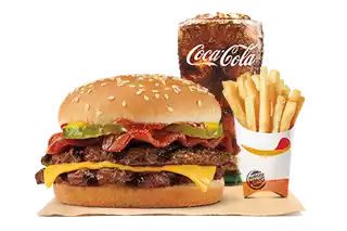 Order BACON DOUBLE CHEESEBURGER food online from Burger King store, Starkville on bringmethat.com