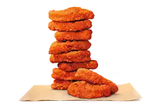 Order 10 PC SPICY NUGGETS food online from Burger King store, Starkville on bringmethat.com
