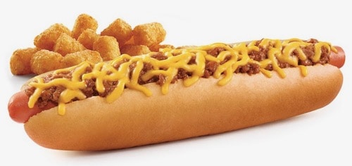 Order Footlong Quarter Pound Coney Combo food online from Sonic Drive-In store, Starkville on bringmethat.com