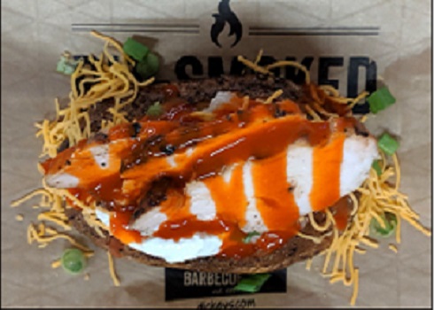 Order Buffalo Chicken Baker food online from Dickey's Barbecue Pit store, Centereach on bringmethat.com