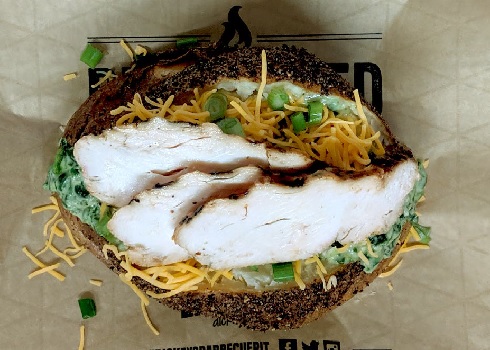 Order Chicken, Spinach & Cheese Baker food online from Dickey's Barbecue Pit store, Centereach on bringmethat.com