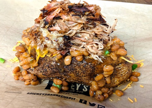 Order Pork & Beans Baker food online from Dickey's Barbecue Pit store, Centereach on bringmethat.com