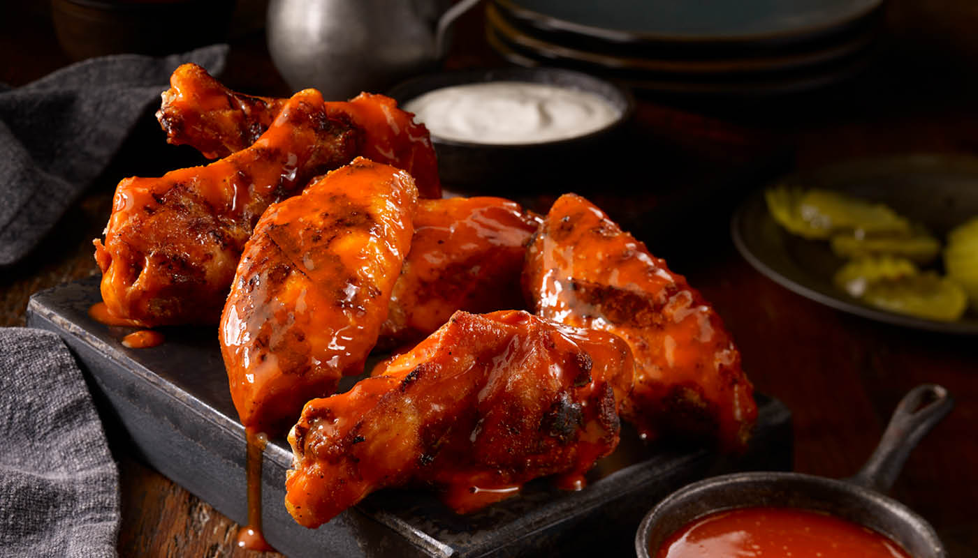 Order 6 Piece Wings food online from Dickey's Barbecue Pit store, Centereach on bringmethat.com