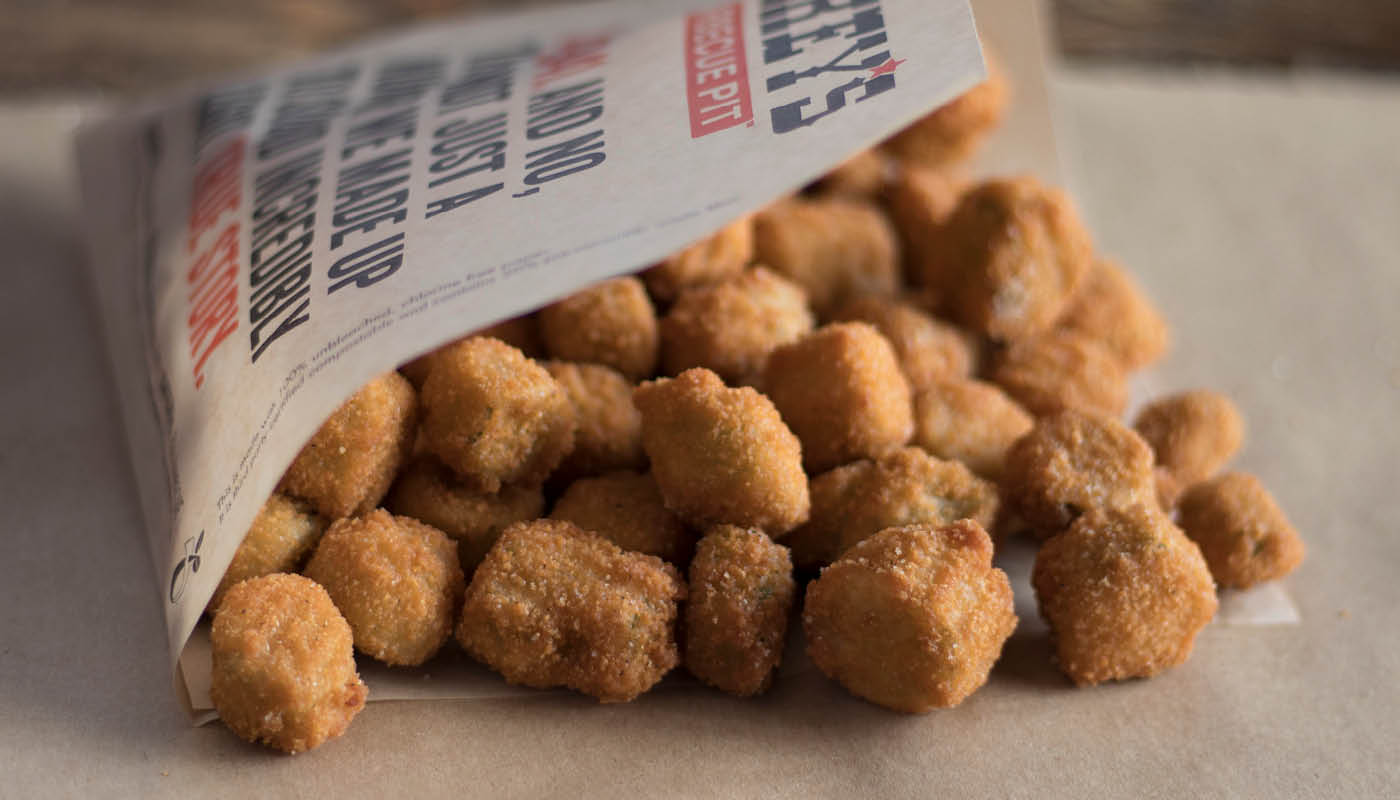 Order Fried Okra food online from Dickey's Barbecue Pit store, Centereach on bringmethat.com