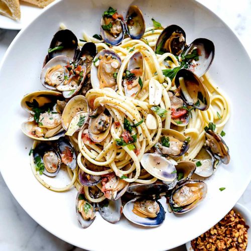 Order Linguine Clams food online from Novello Restaurant & Bar store, Boca Raton on bringmethat.com
