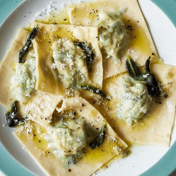 Order Homemade Spinach and Ricotta Raviola food online from Novello Restaurant & Bar store, Boca Raton on bringmethat.com