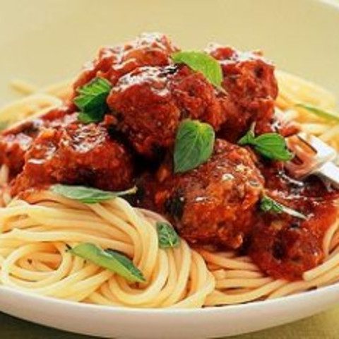 Order Spaghetti Veal Meatballs food online from Novello Restaurant & Bar store, Boca Raton on bringmethat.com