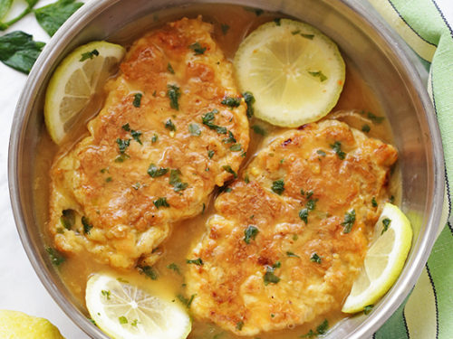 Order Veal Francese food online from Novello Restaurant & Bar store, Boca Raton on bringmethat.com