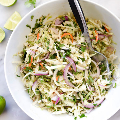 Order Coleslaw Salad (8 oz.) food online from Divine Express Catering store, Brooklyn on bringmethat.com