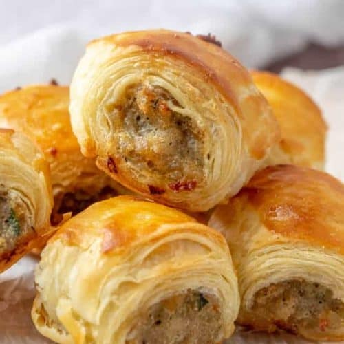 Order Sausage Rolls (2) food online from Divine Express Catering store, Brooklyn on bringmethat.com