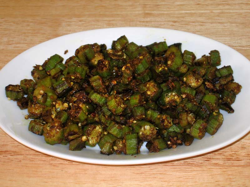 Order Okra Spinach Dumbo (Vegan)  food online from Divine Express Catering store, Brooklyn on bringmethat.com
