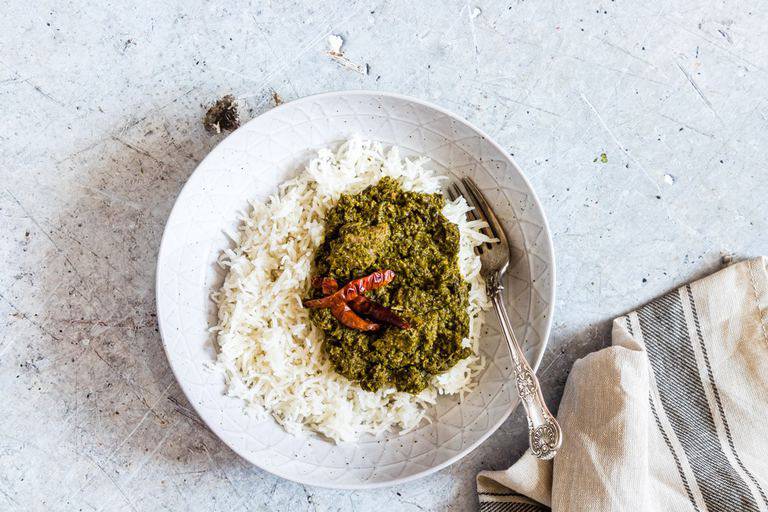 Order Cassava Leaf Sauce (Vegan) food online from Divine Express Catering store, Brooklyn on bringmethat.com