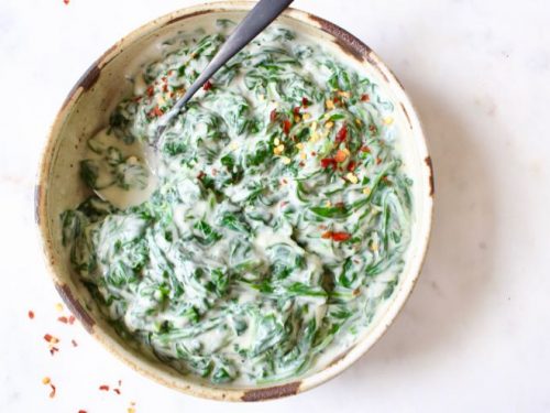 Order Spinach a la Ridoo (Vegan) food online from Divine Express Catering store, Brooklyn on bringmethat.com