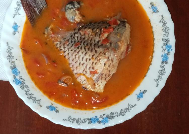 Order Fresh Fish Tilapia in Homemade Stew food online from Divine Express Catering store, Brooklyn on bringmethat.com
