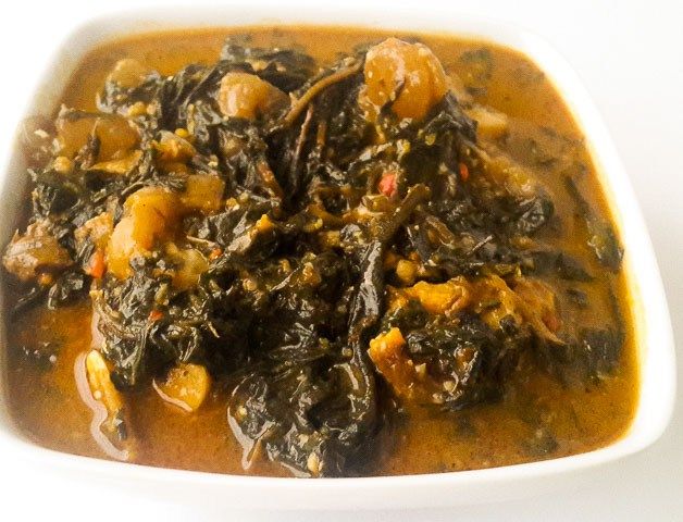 Order Bitter Leaf Soup (Onougbu Style)  food online from Divine Express Catering store, Brooklyn on bringmethat.com