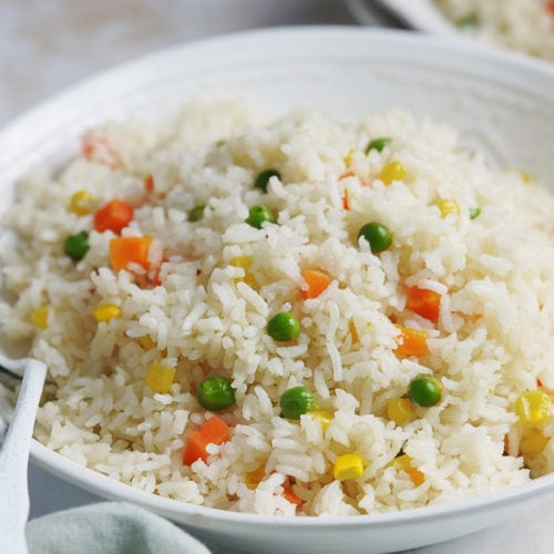 Order Aroz Blancoco White Rice (Vegan) food online from Divine Express Catering store, Brooklyn on bringmethat.com