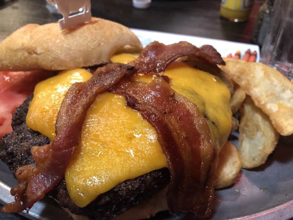 Order Cheddar Burger food online from McGuire's Irish Pub of Destin store, Destin on bringmethat.com