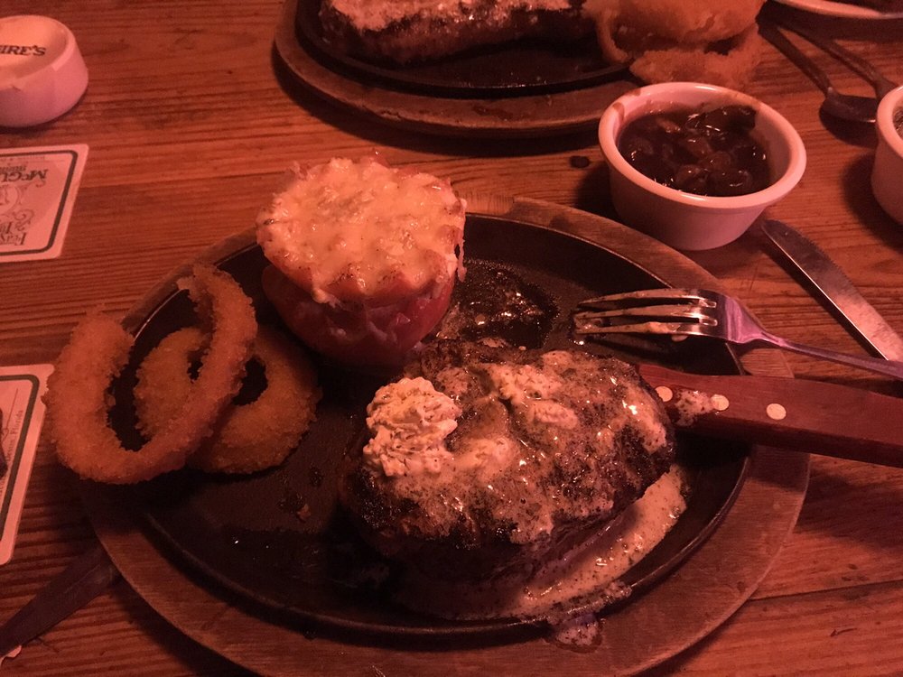 Order 12oz Filet food online from McGuire's Irish Pub of Destin store, Destin on bringmethat.com