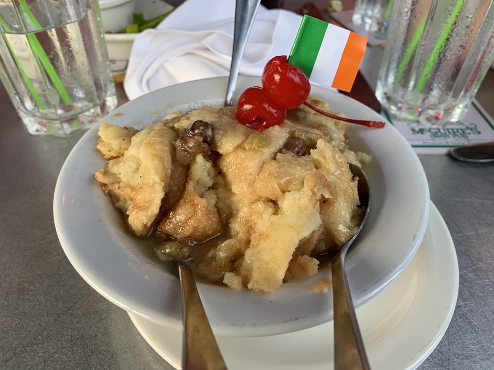 Order Bread Pudding food online from McGuire's Irish Pub of Destin store, Destin on bringmethat.com
