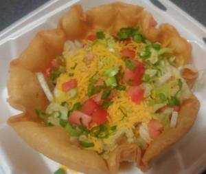 Order Taco Salad food online from Bandito Burrito Co store, Huntsville on bringmethat.com