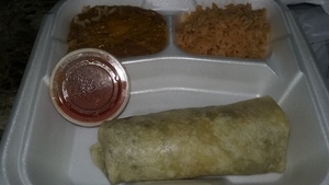 Order Steak Burrito Dinner food online from Bandito Burrito Co store, Huntsville on bringmethat.com