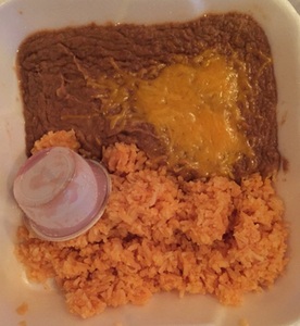 Order Beans and Rice Plate food online from Bandito Burrito Co store, Huntsville on bringmethat.com