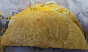 Order Crunchy Beef Taco A La Carte food online from Bandito Burrito Co store, Huntsville on bringmethat.com