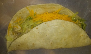 Order Soft Chicken Taco A La Carte food online from Bandito Burrito Co store, Huntsville on bringmethat.com
