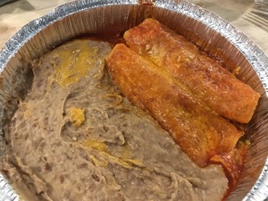 Order #4 Two Enchiladas food online from Bandito Burrito Co store, Huntsville on bringmethat.com