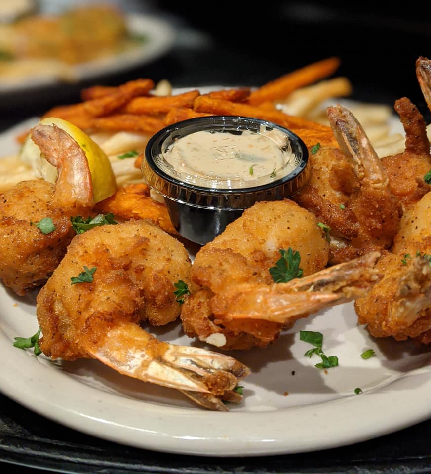 Order Coconut Shrimp food online from Railroad Brewing Co store, Corpus Christi on bringmethat.com