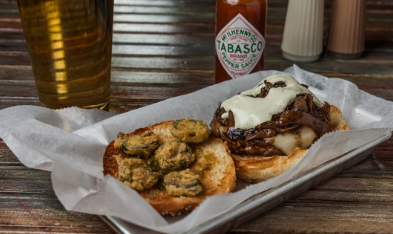 Order JALAPENO BURGER food online from Cooter Brown's Tavern store, New Orleans on bringmethat.com