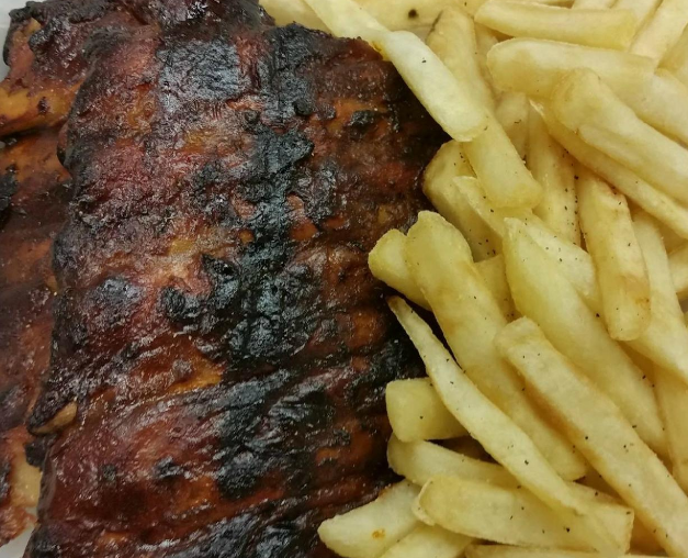 Order Baby Back Rib Plate food online from Rib City store, North Fort Myers on bringmethat.com