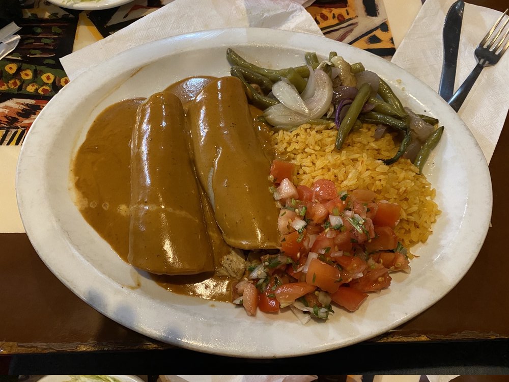Order ENCHILADAS CHIPOTLE food online from Taqueria Los Hermanos store, Tucker on bringmethat.com