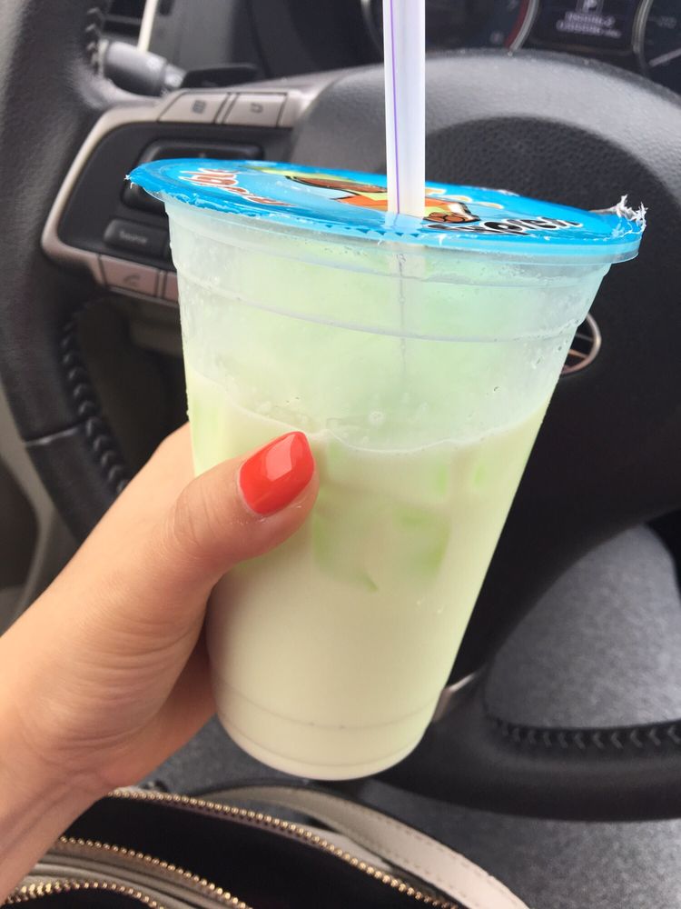 Order Honeydew Milk Tea Shaker food online from Bubble Tea Express store, Fayetteville on bringmethat.com